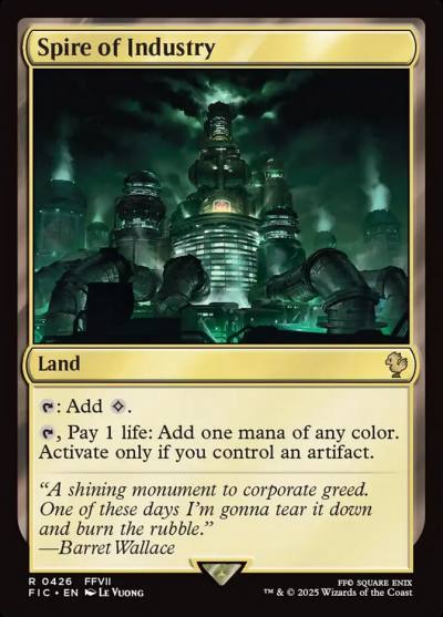 Spire of Industry FIC-426 Final Fantasy Commander Magic card