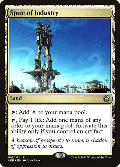 Spire of Industry PAER-184S Aether Revolt Promos Magic card