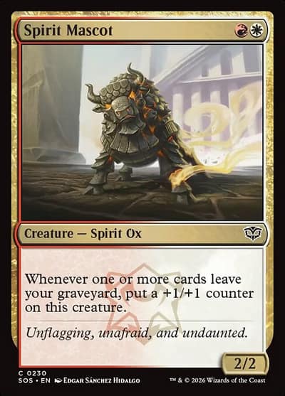 Spirit Mascot 230 Secrets of Strixhaven Magic card