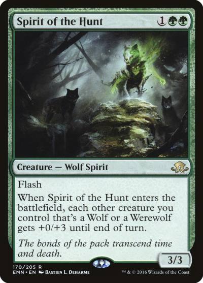 Spirit of the Hunt EMN-170 Eldritch Moon Magic card