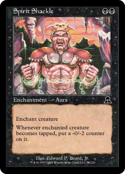 Spirit Shackle ME3-74 Masters Edition III Magic card