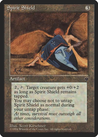 Spirit Shield FEM-90 Fallen Empires Magic card