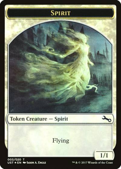 Spirit // Spirit TUST-3 Unstable Tokens Magic card