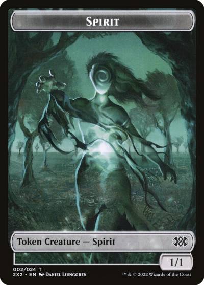 Spirit T2X2-2 Double Masters 2022 Tokens Magic card