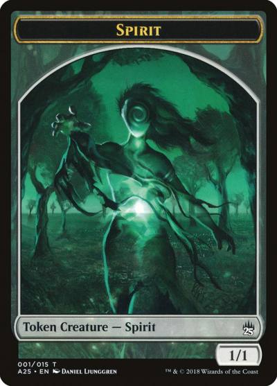 Spirit TA25-1 Masters 25 Tokens Magic card