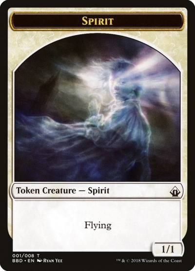 Spirit TBBD-1 Battlebond Tokens Magic card
