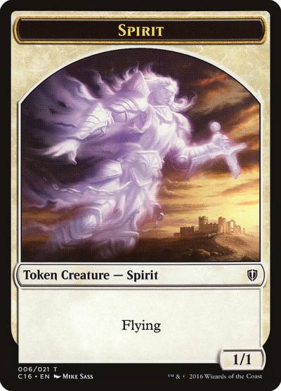 Spirit TC16-6 Commander 2016 Tokens Magic card
