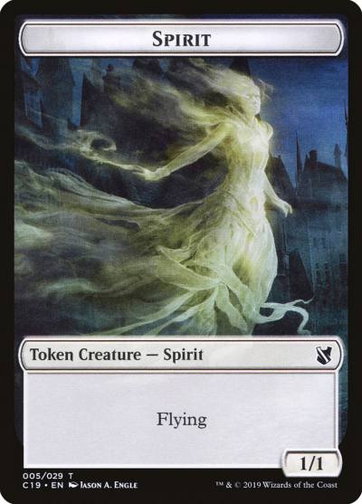 Spirit TC19-5 Commander 2019 Tokens Magic card