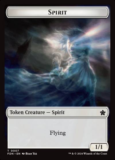 Spirit TFDN-7 Foundations Tokens Magic card