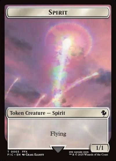 Spirit TFIC-3 Final Fantasy Commander Tokens Magic card