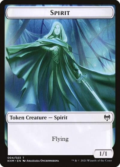 Spirit TKHM-4 Kaldheim Tokens Magic card