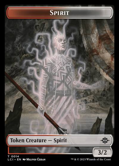Spirit TLCI-14 The Lost Caverns of Ixalan Tokens Magic card