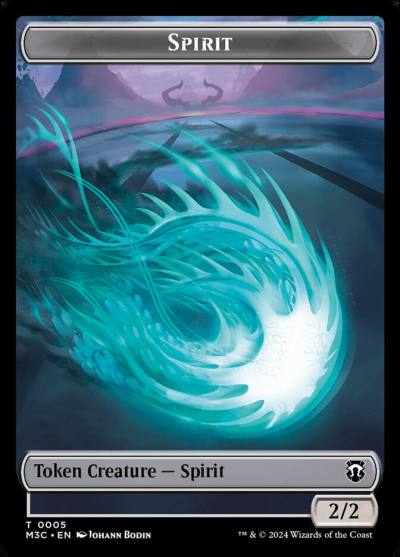 Spirit TM3C-5 Modern Horizons 3 Commander Tokens Magic card