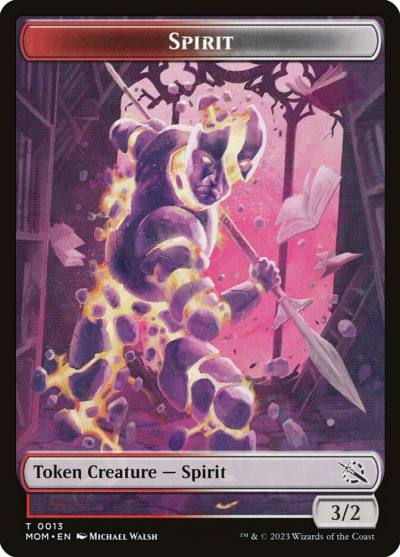 Spirit TMOM-13 March of the Machine Tokens Magic card