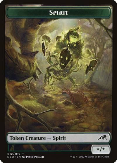 Spirit TNEO-12 Kamigawa: Neon Dynasty Tokens Magic card