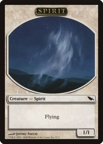 Spirit TSHM-2 Shadowmoor Tokens Magic card