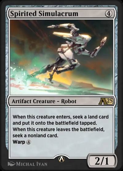 Spirited Simulacrum YEOE-30 Alchemy: Edge of Eternities Magic card