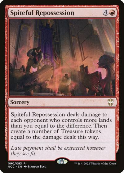 Spiteful Repossession NCC-90 New Capenna Commander Magic card