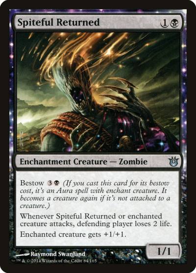 Spiteful Returned 84 Born of the Gods Magic card