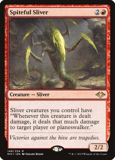 Spiteful Sliver MH1-148 Modern Horizons Magic card