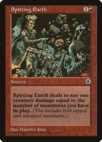 Spitting Earth POR-150 Portal Magic card