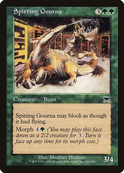 Spitting Gourna 284 Onslaught Magic card