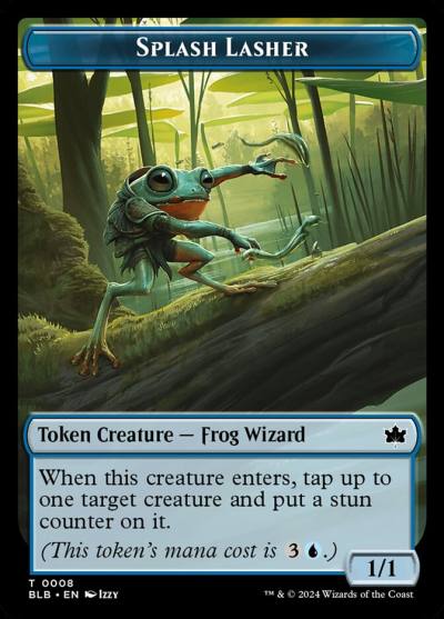 Splash Lasher TBLB-8 Bloomburrow Tokens Magic card