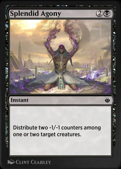 Splendid Agony AKR-125 Amonkhet Remastered Magic card