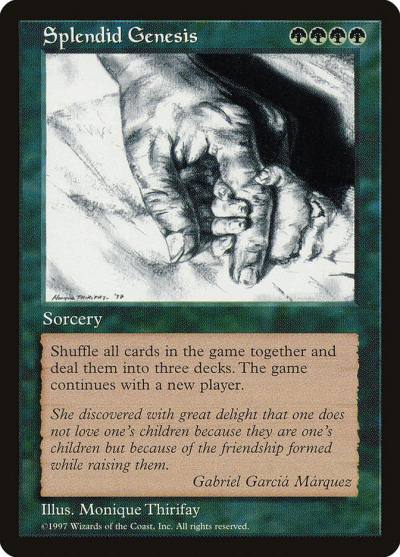 Splendid Genesis PCEL-4 Celebration Cards Magic card