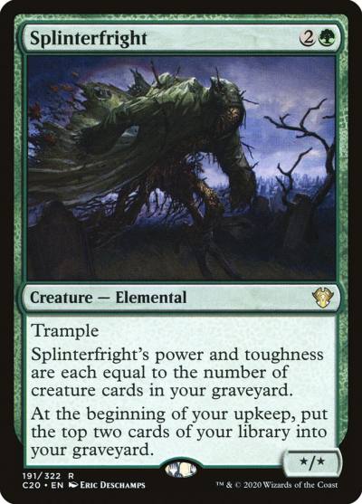 Splinterfright C20-191 Commander 2020 Magic card