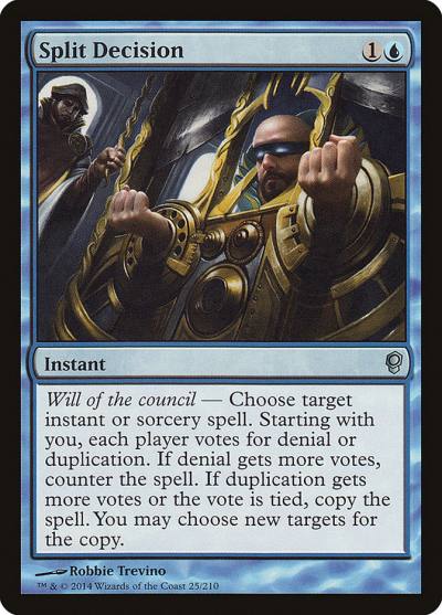 Split Decision CNS-25 Conspiracy Magic card