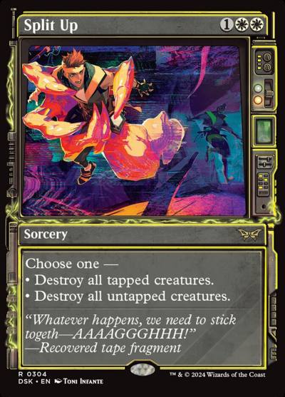 Split Up DSK-304 Duskmourn: House of Horror Magic card
