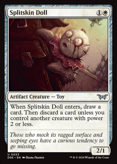 Splitskin Doll 33 Duskmourn: House of Horror Magic card