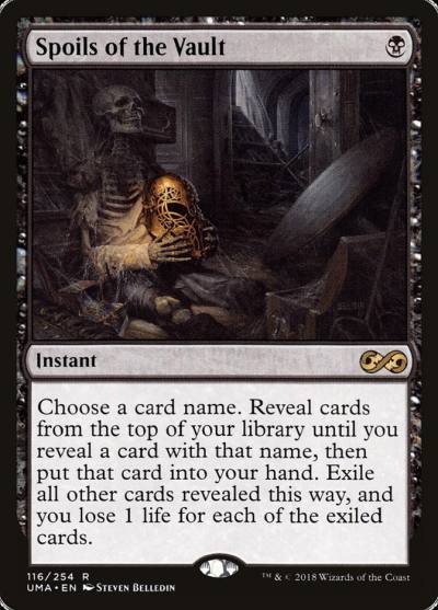 Spoils of the Vault UMA-116 Ultimate Masters Magic card