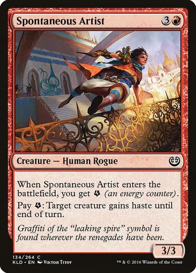Spontaneous Artist 134 Kaladesh Magic card