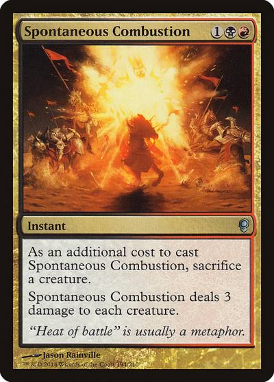 Spontaneous Combustion CNS-194 Conspiracy Magic card