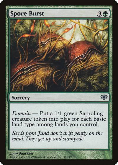 Spore Burst CON-93 Conflux Magic card