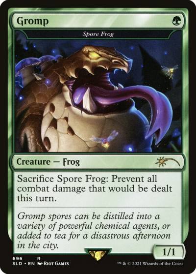 Spore Frog SLD-696 Secret Lair Drop Magic card