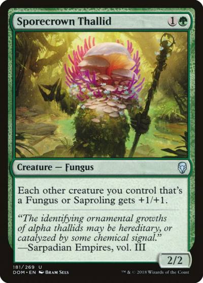 Sporecrown Thallid DOM-181 Dominaria Magic card