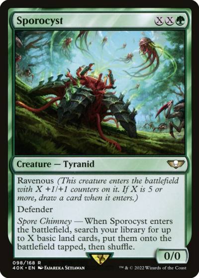 Sporocyst 40K-98 Warhammer 40,000 Commander Magic card