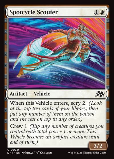 Spotcycle Scouter DFT-30 Aetherdrift Magic card