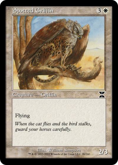 Spotted Griffin ME4-28 Masters Edition IV Magic card