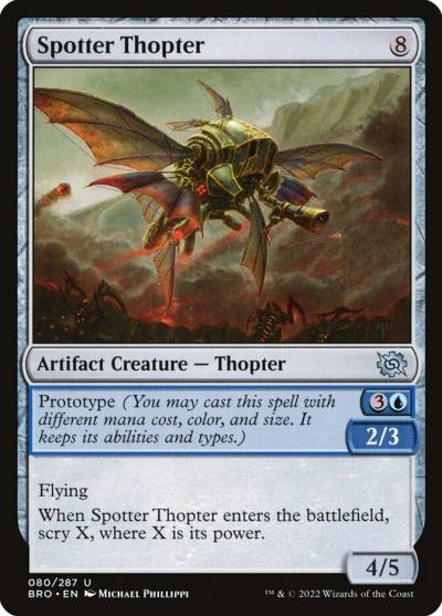 Spotter Thopter BRO-80 The Brothers' War Magic card