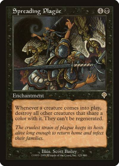 Spreading Plague INV-125 Invasion Magic card