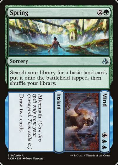 Spring // Mind AKH-219 Amonkhet Magic card