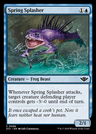 Spring Splasher OTJ-69 Outlaws of Thunder Junction Magic card