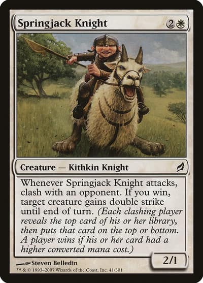 Springjack Knight 41 Lorwyn Magic card