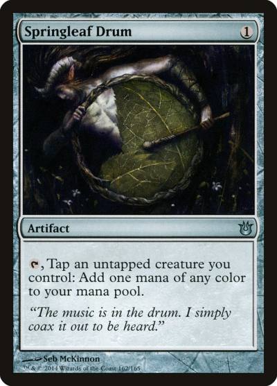 Springleaf Drum BNG-162 Born of the Gods Magic card