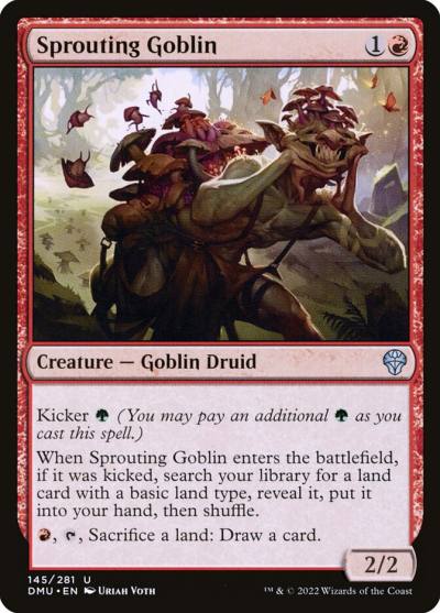 Sprouting Goblin DMU-145 Dominaria United Magic card