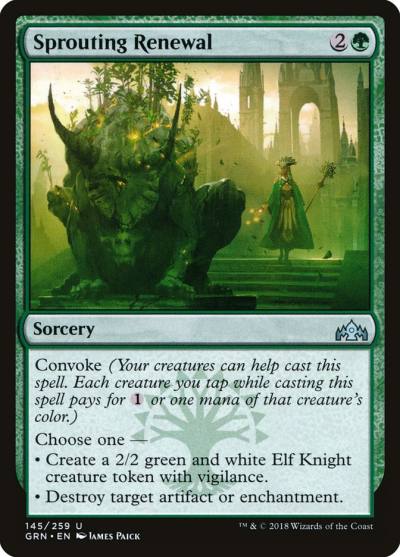 Sprouting Renewal GRN-145 Guilds of Ravnica Magic card